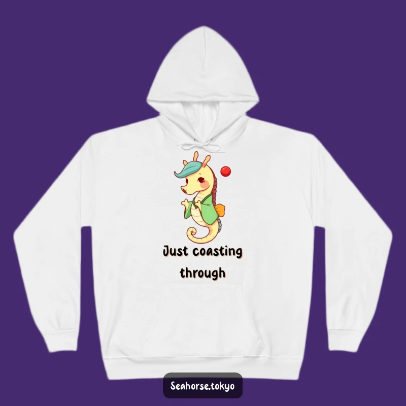 Funny Cozy Seahorse Kimono Hoodie - Warm & Playful Gift for Animal Lovers