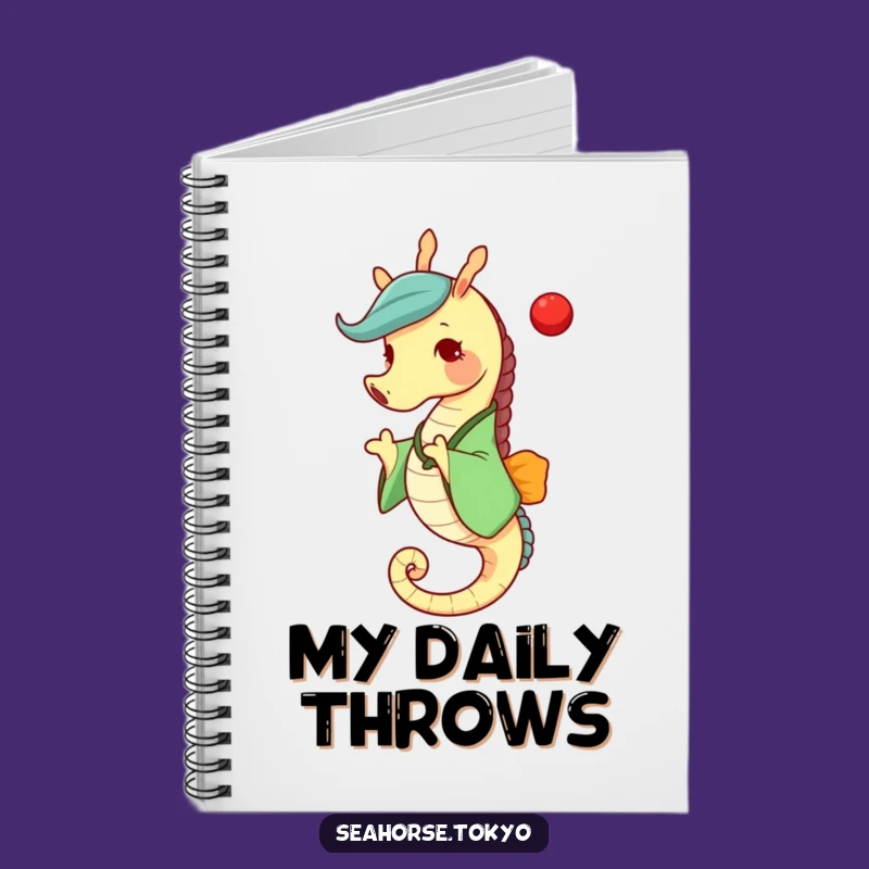 Funny Seahorse Kimono Notebook - Jot Down Ideas Hilariously