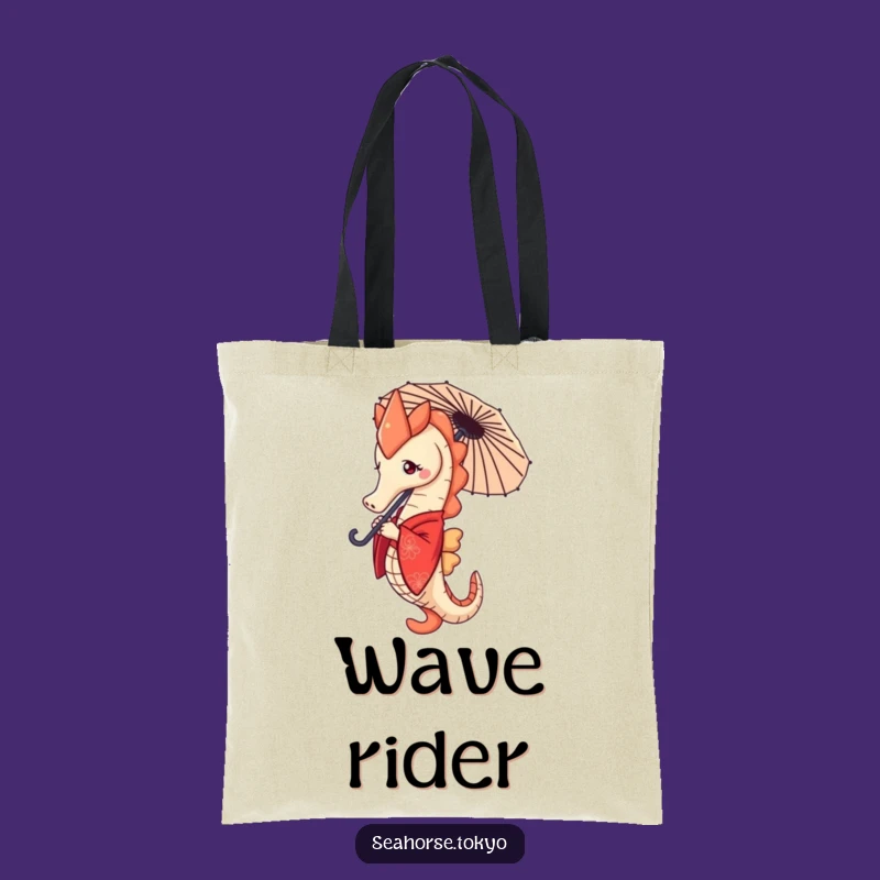 Funny Seahorse Kimono Tote Bag: A Determined Accessory for Stylish Shopping